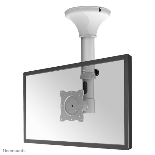 Neomounts FPMA-C025SILVER Monitor/TV mount ceiling 10-30" - h 37-47 cm - tiltable