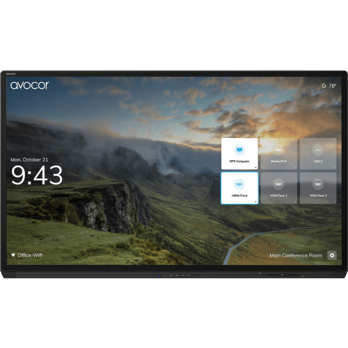 Avocor AVG-6560 G-Series - 65" 4K InGlass&acirc;&cent; LED Interactive Display