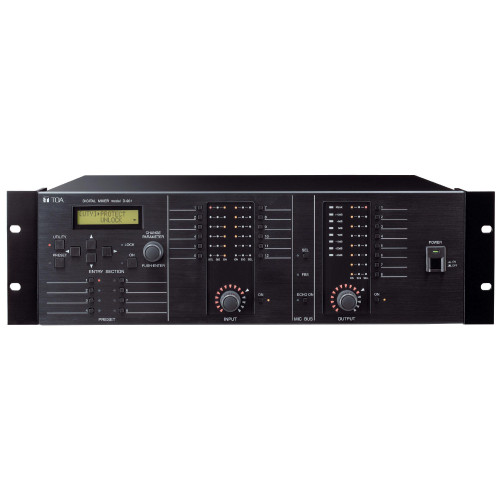 TOA D-901 audio mixer 12 channels 20 - 20000 Hz Black