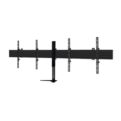 B-Tech SYSTEM X - Universal Twin Screen VC Wall Mount with Webcam Shelf
