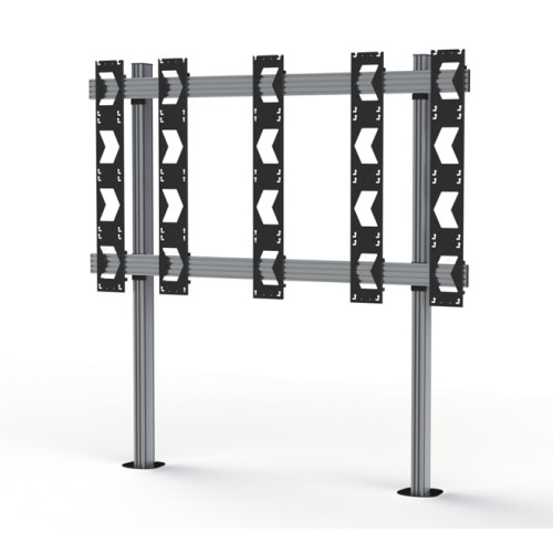 B-Tech SYSTEM X - Bolt-Down Stand for Unilumin UpanelS 4x4 DVLED Videowalls