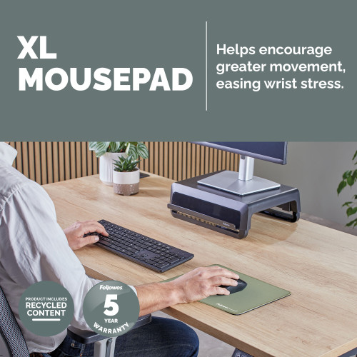 Fellowes Breyta (New) XL Mousepad Sage - 100139318