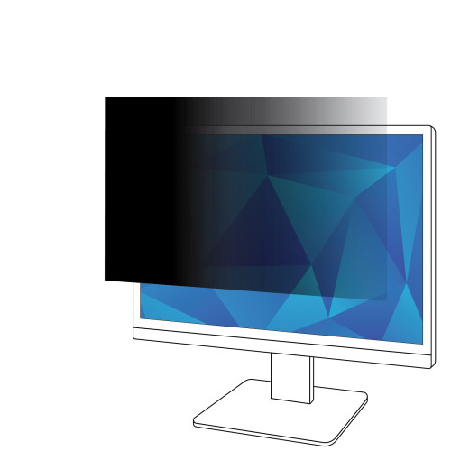 3M Privacy Filter for 19in Monitor, 16:10, PF190W1B - PF190W1B