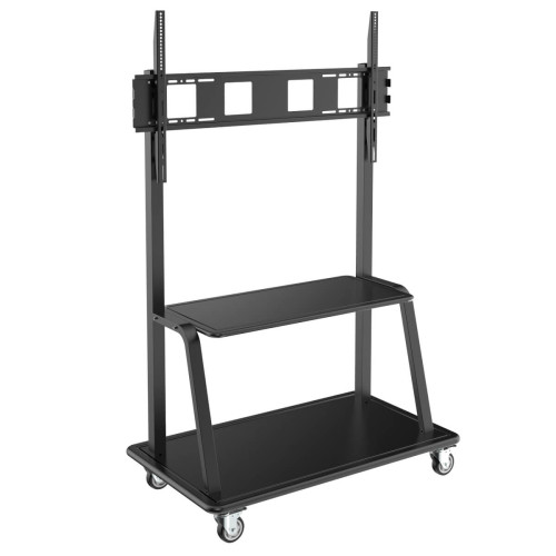 Tripp Lite DMCS60105XXDD Heavy-Duty Rolling TV Cart for 60&acirc; to 105&acirc; Flat-Screen Displays, Locking Casters, Black