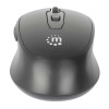 Manhattan MW6020 Wireless Mouse, Black, Adjustable 800/1200/1600dpi via top-mount push-button control, 2.4Ghz (effective range up to 10m), USB, Optical, Ambidextrous, Six Button with Scroll W