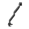 Manhattan Desk Mount for TV & Monitors (Full Motion Gas Spring), For screens 13" to 42", C-Clamp or Grommet Assembly,VESA compatability: all between 75x75mm and 200x200mm - check the dimensio