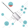 i-tec Metal USB-C Nano Dock HDMI/VGA with LAN + Charger 100W - C31NANOVGA100UK