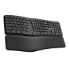 Trust Keyra Ergonomic multidevice wireless keyboard - Black - 25707
